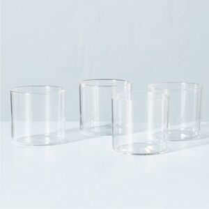Hearth & Hand - Set of 4 Juice Glasses Clear 6oz